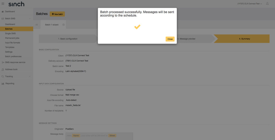 Sinch screenshot 3