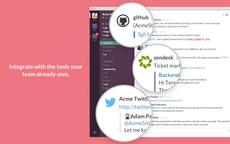 Slack screenshot