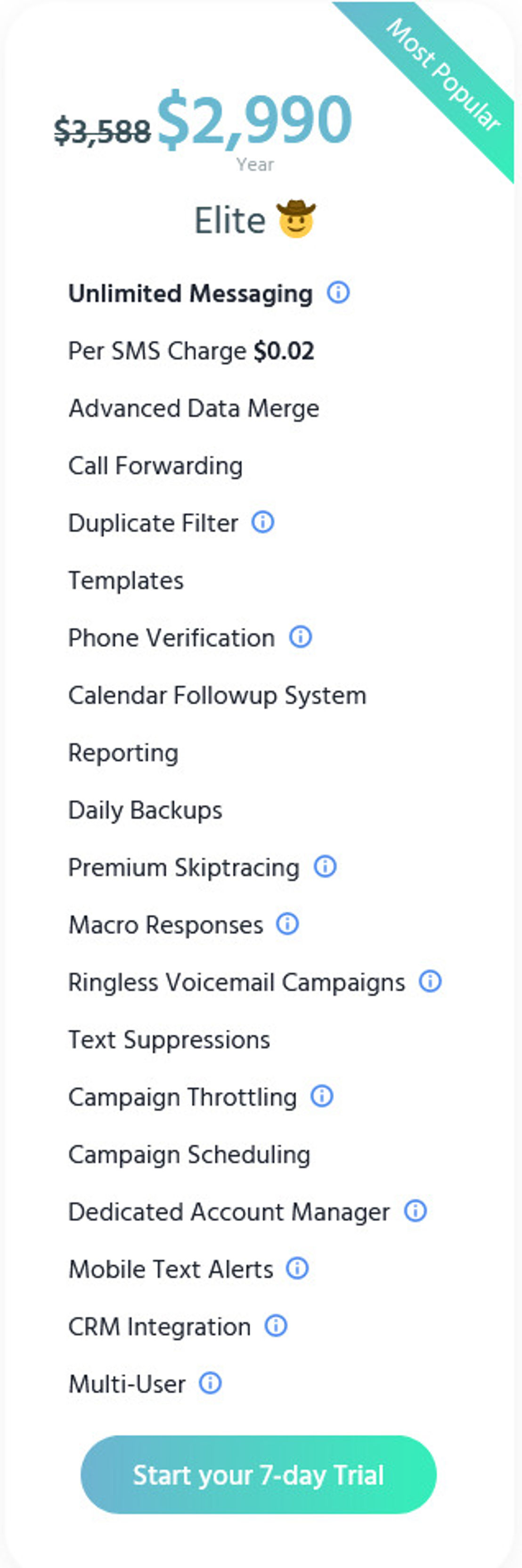 Smarter Contact pricing 2