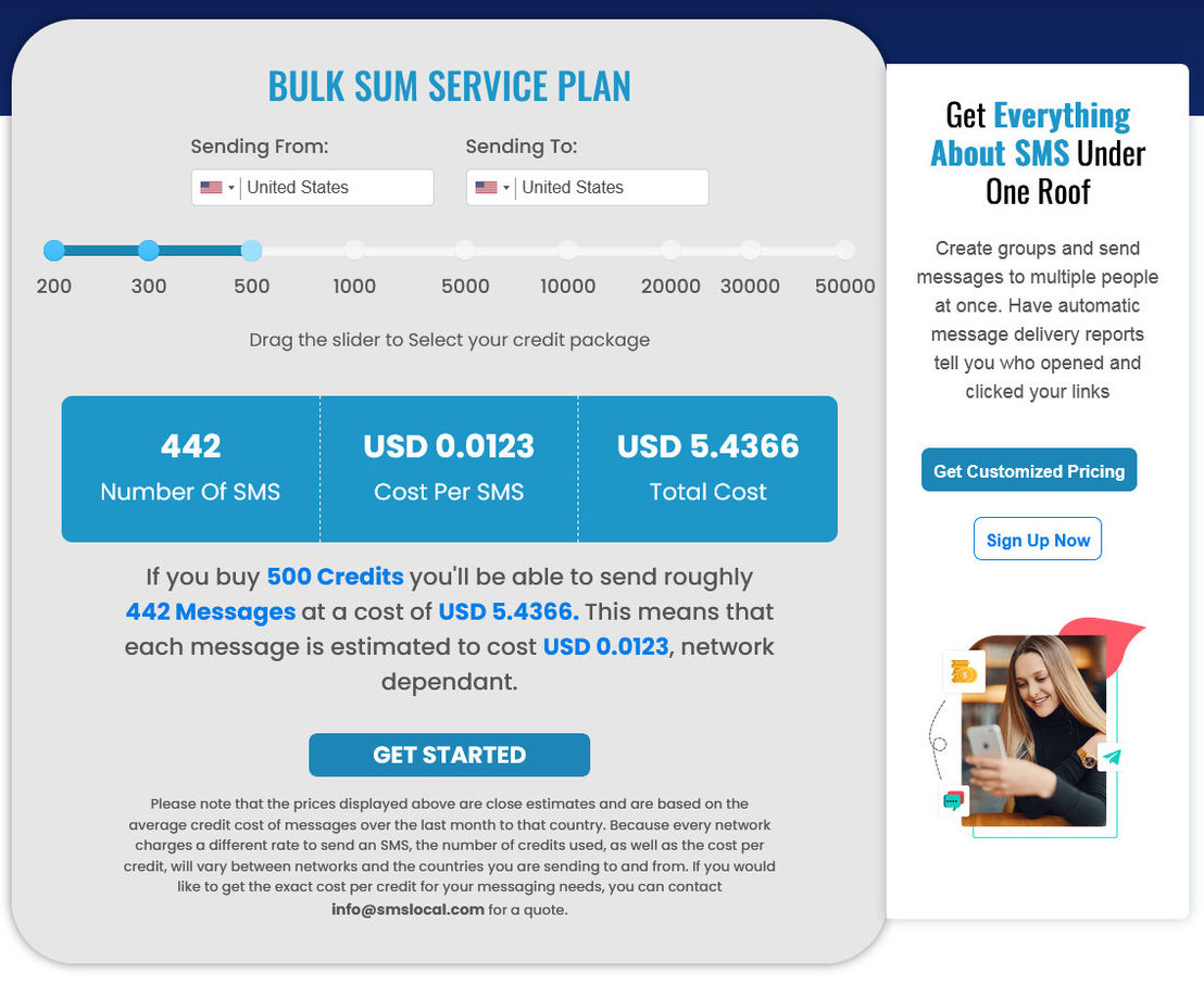 SMSlocal pricing 1