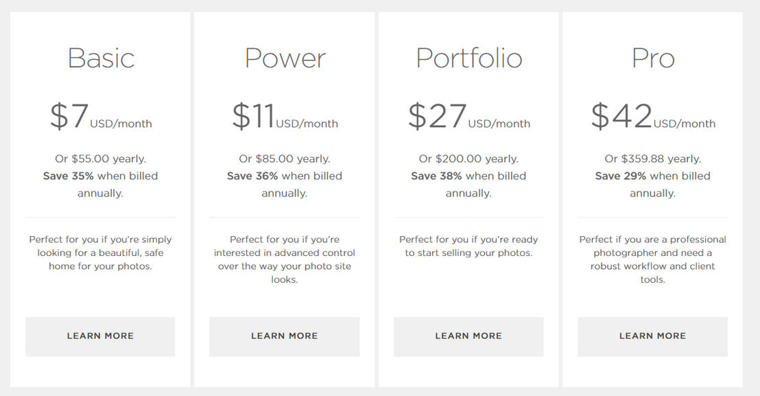 SmugMug screenshot 1