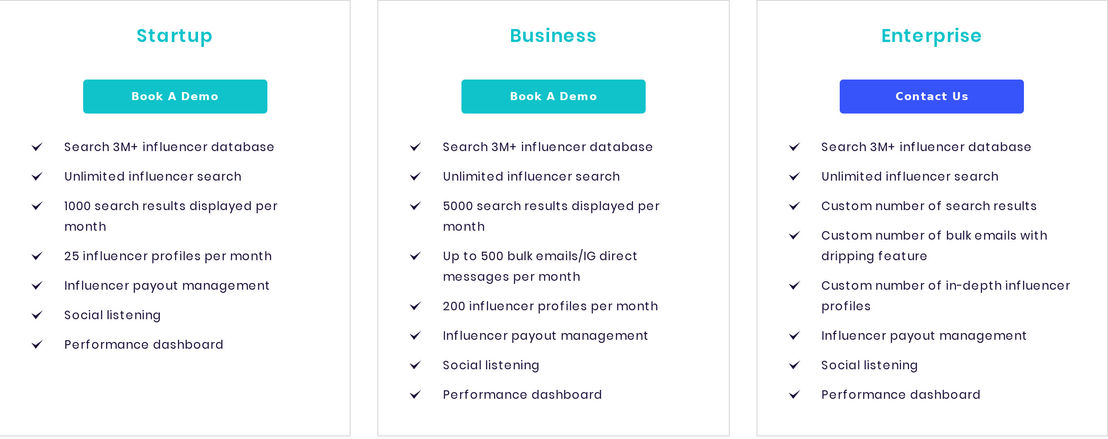 SocialBook pricing