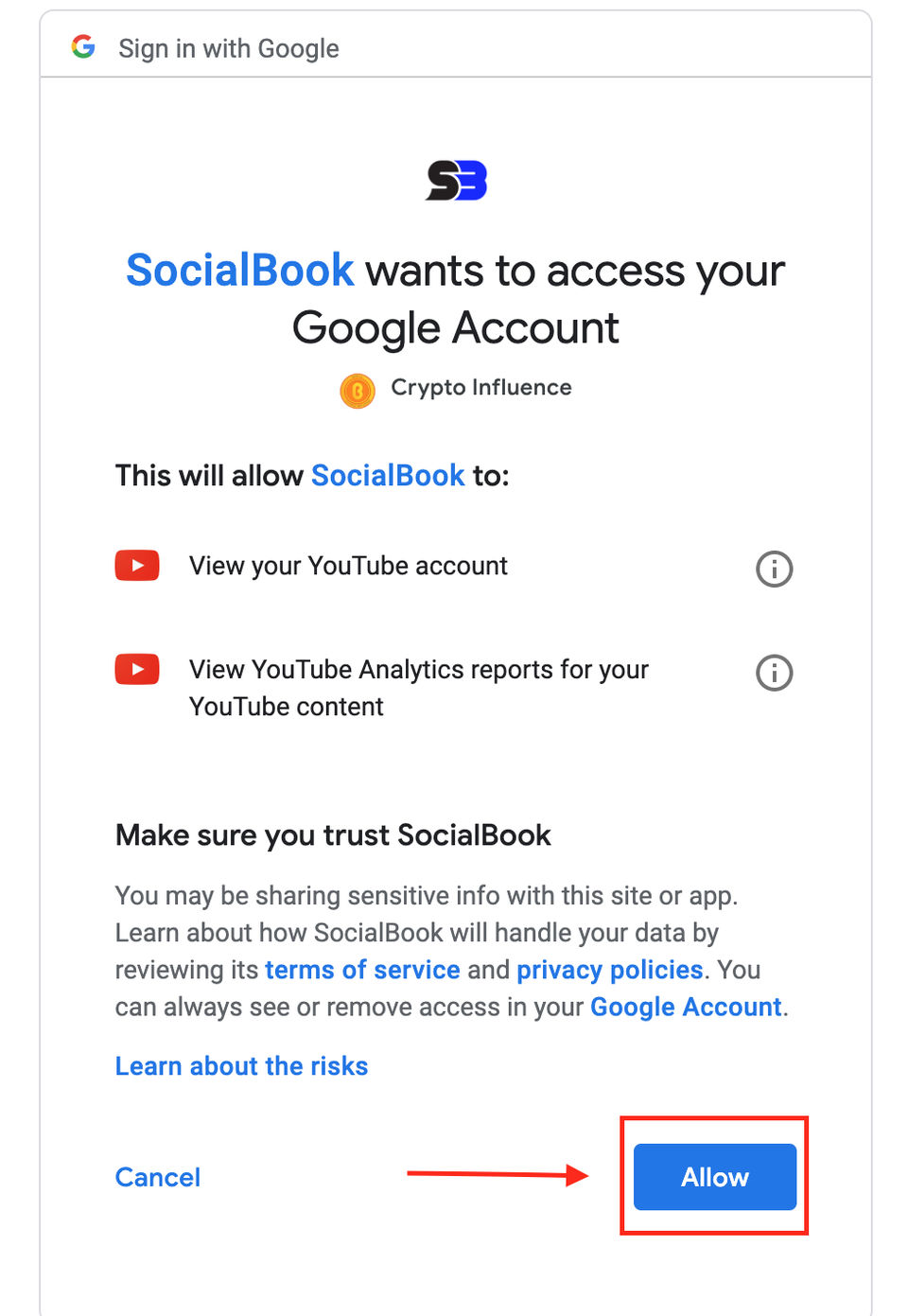 SocialBook screenshot