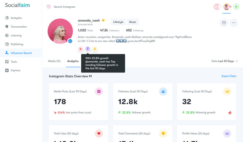 Socialfaim screenshot 1