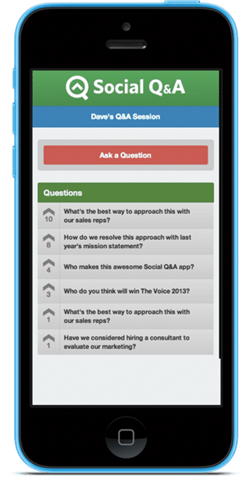 Social Q&A screenshot 3