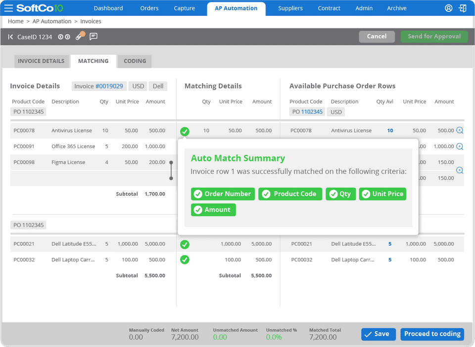 SoftCo AP Automation screenshot 1