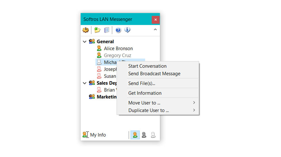 Softros LAN Messenger screenshot 4
