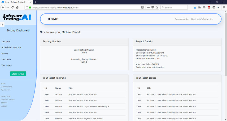 SoftwareTesting.AI screenshot 1