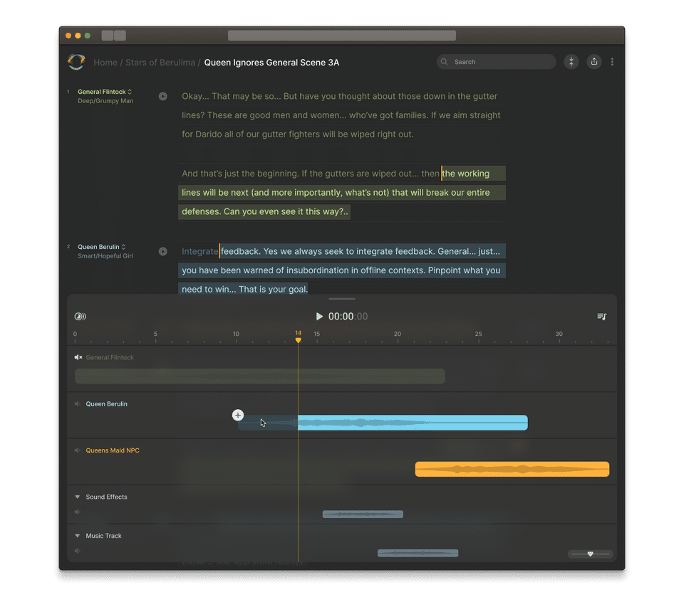 Sonantic screenshot 1