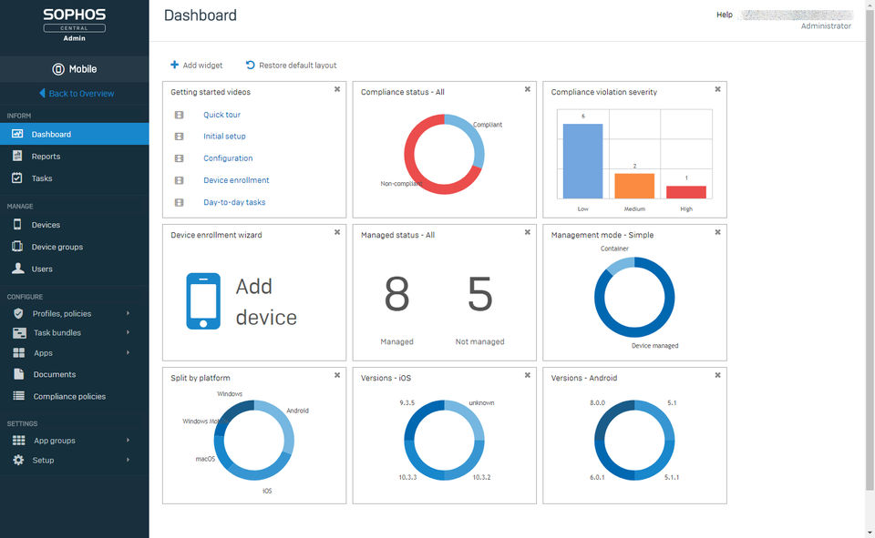 Sophos Mobile screenshot 1