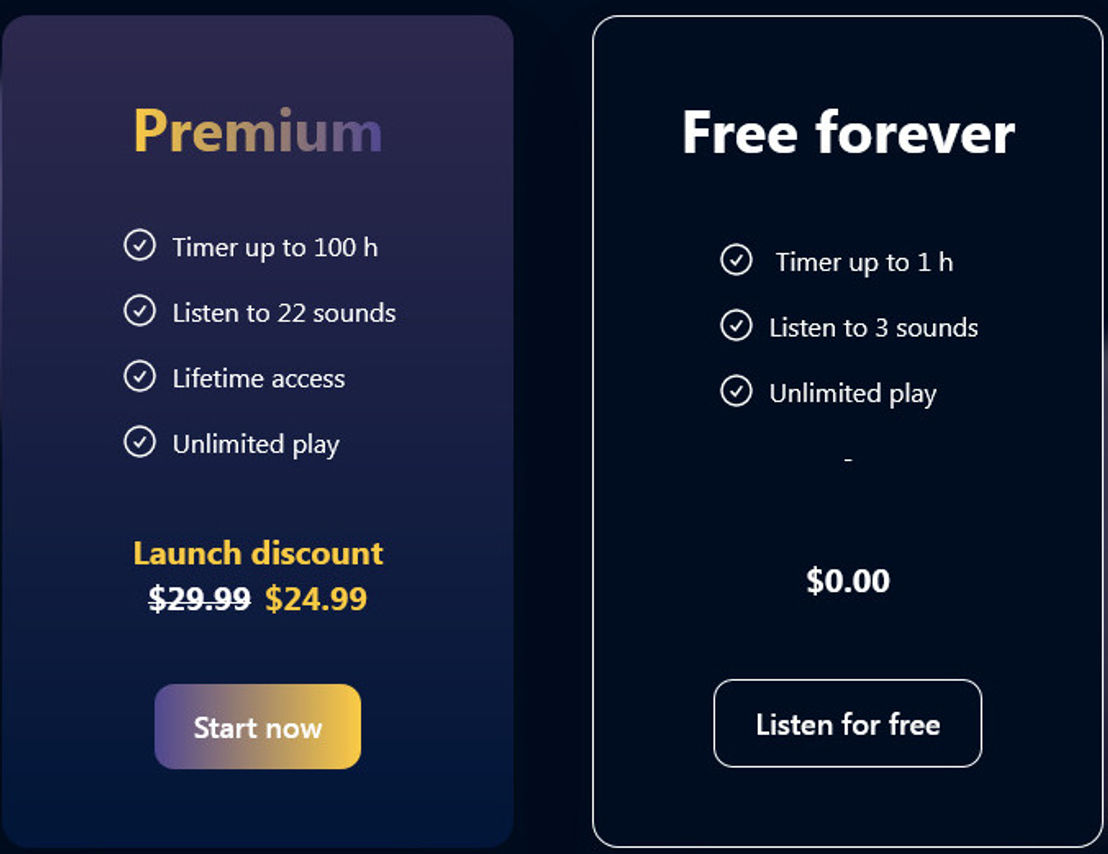 Soundy pricing 1