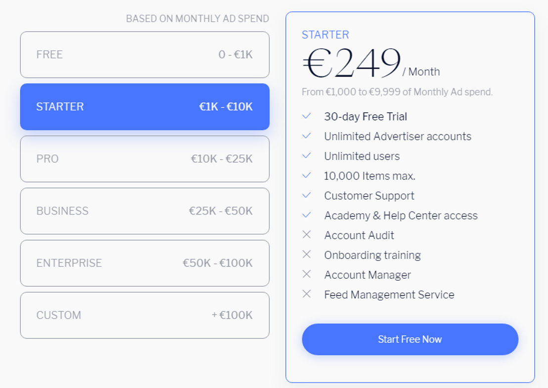 Spaceboost pricing 1