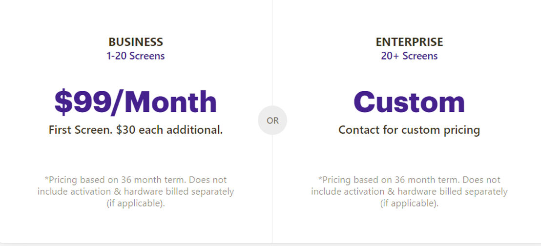 Spectrio Engage pricing 1