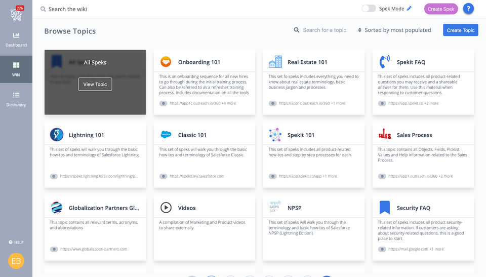 Spekit screenshot 2