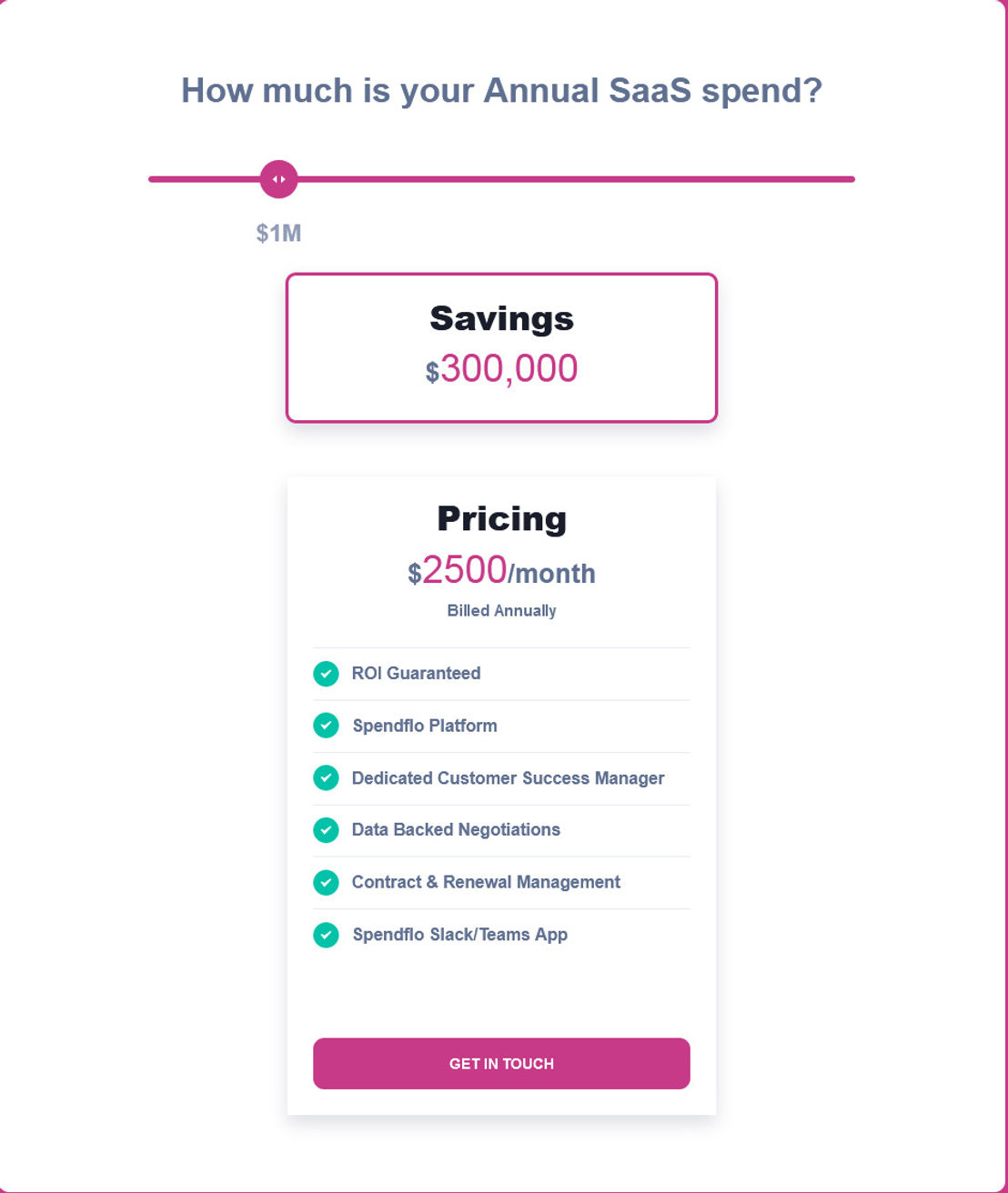 Spendflo pricing 1