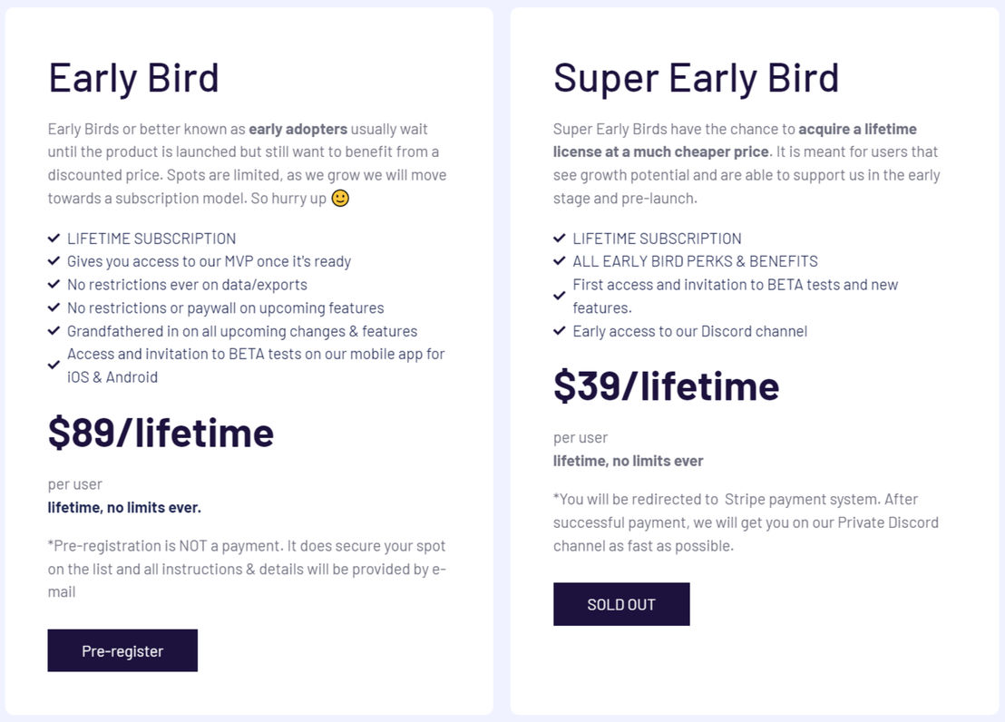 Sphiros pricing 1