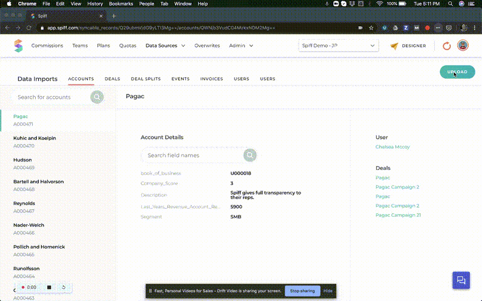 Spiff screenshot 2