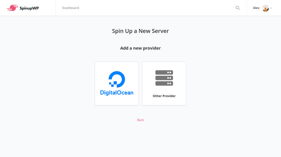 SpinupWP screenshot