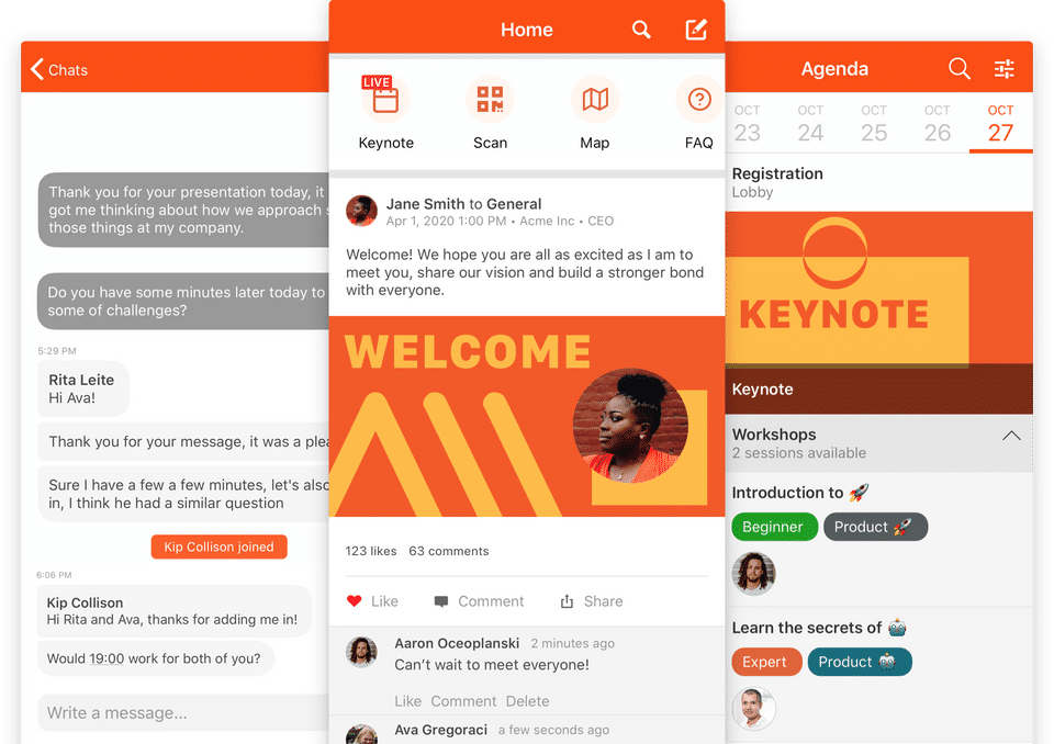 SpotMe Eventspace screenshot 1