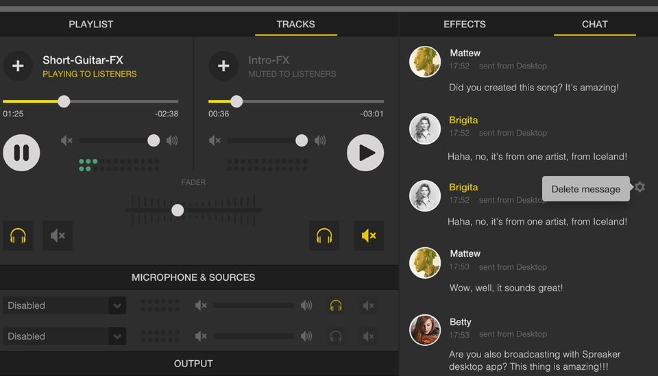 Spreaker screenshot 3
