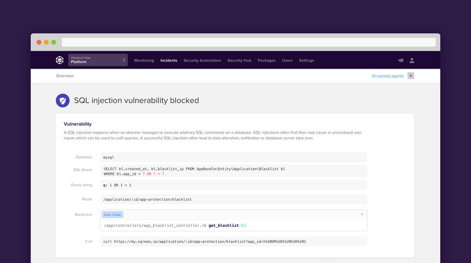 Sqreen screenshot 4