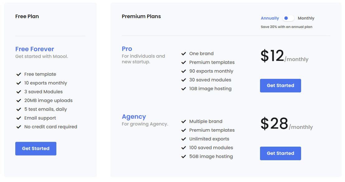 Starto pricing 2