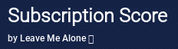 Subscription Score logo