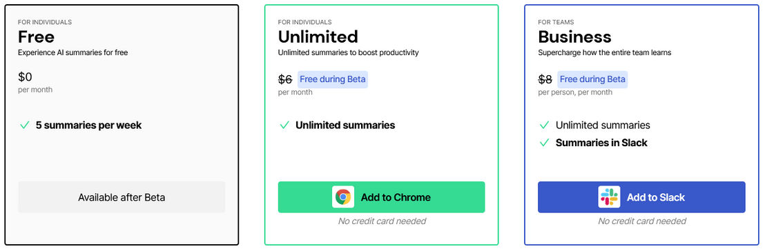 Summari screenshot 1
