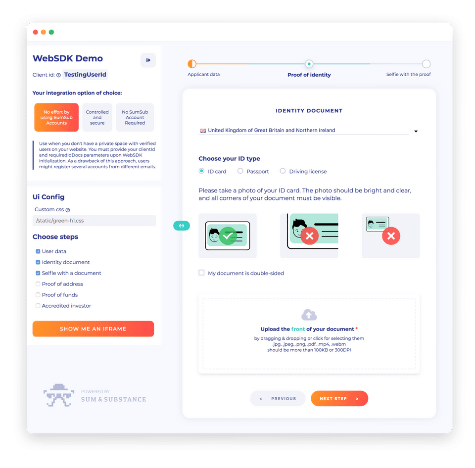 Sumsub screenshot 4