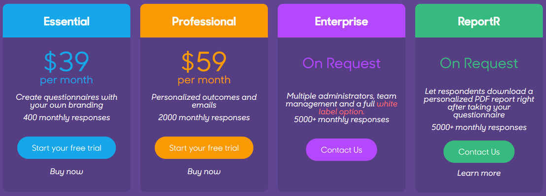 Survey Anyplace pricing 2