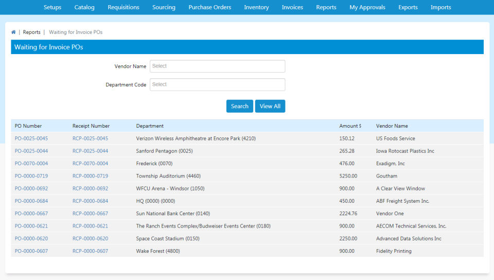 SutiProcure screenshot 2