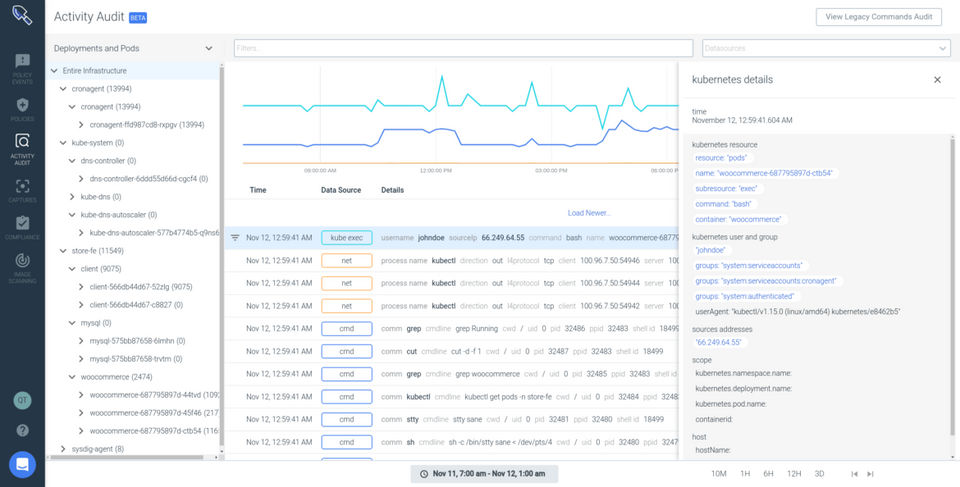 Sysdig Secure screenshot 2