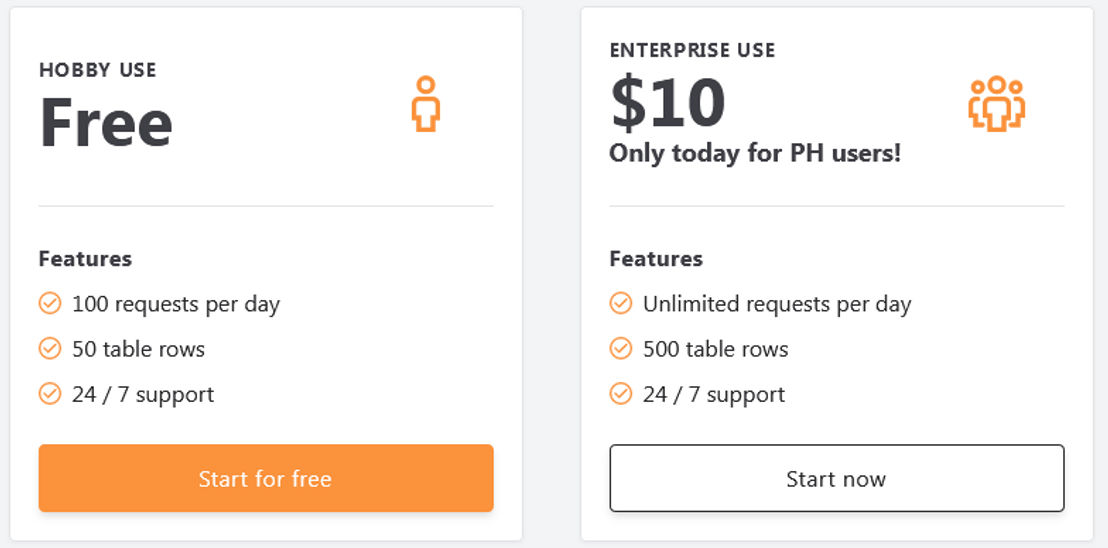 Tableful screenshot 1
