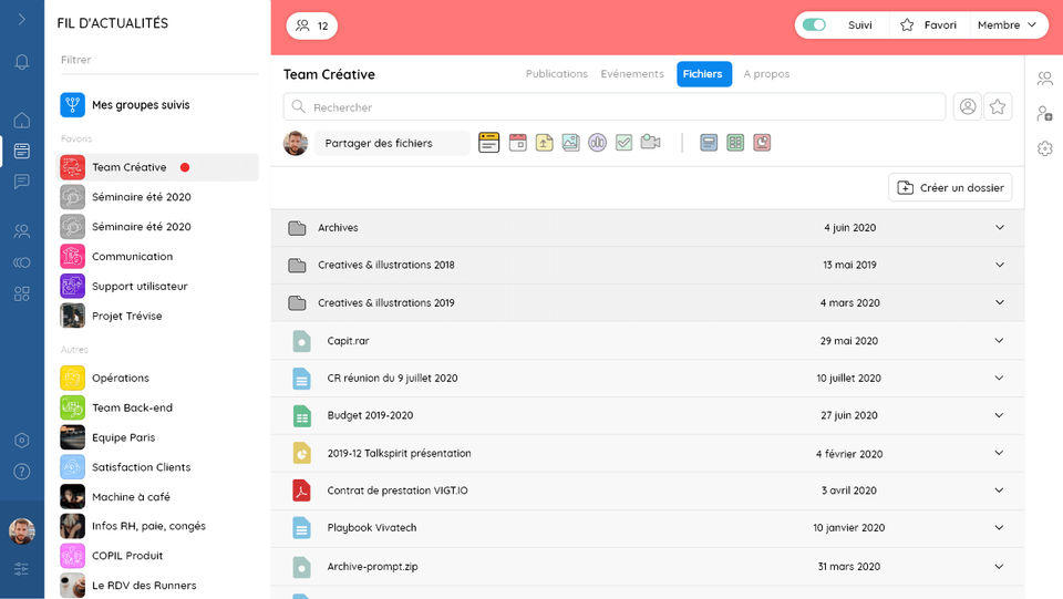talkspirit screenshot 3