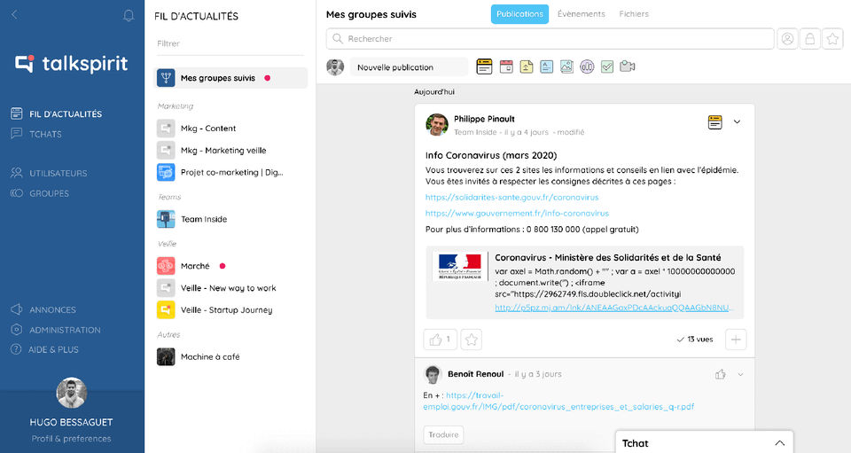 talkspirit screenshot 4
