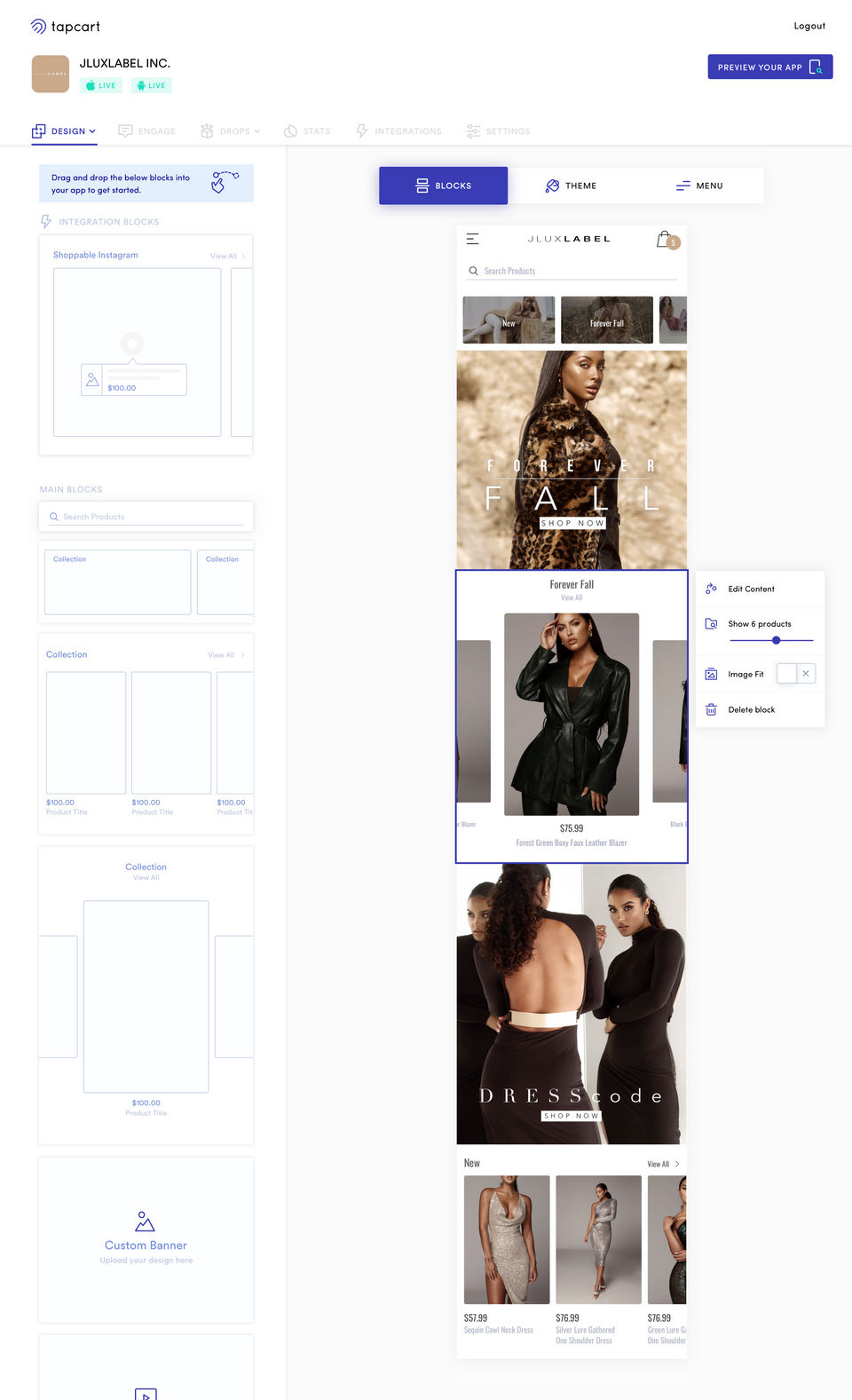 Tapcart screenshot 2