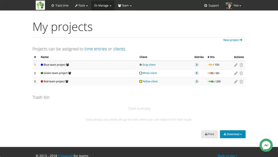 Tasklog Teams screenshot 2