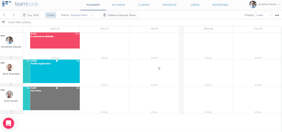 Teambook screenshot 1