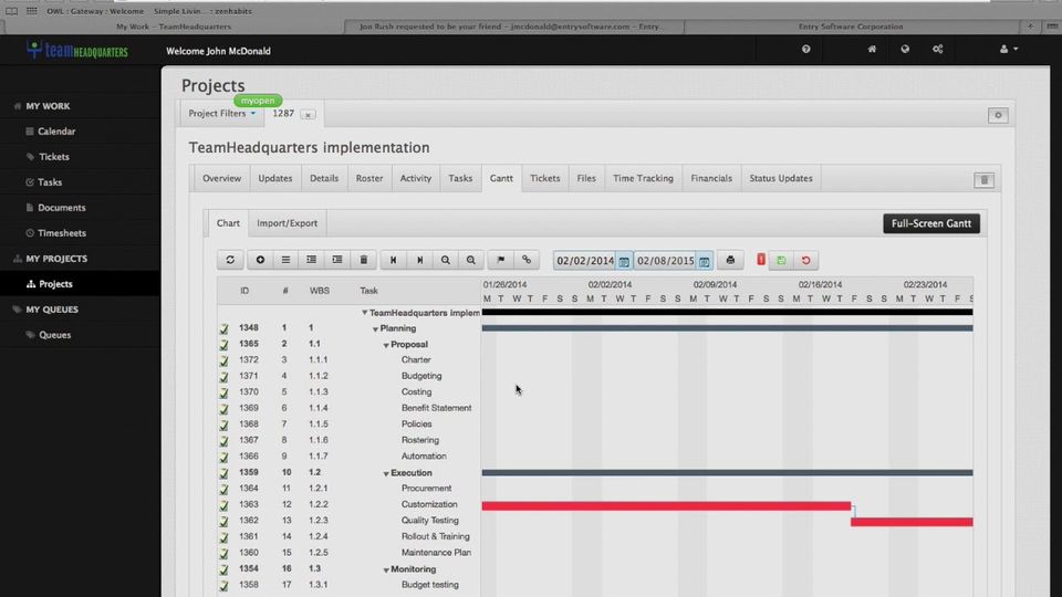 TeamHeadquarters screenshot 1
