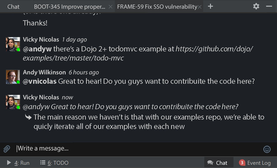 TeamHub screenshot 2