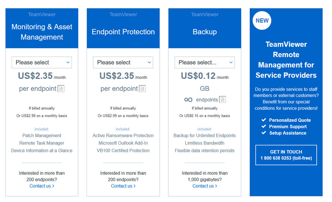 TeamViewer Website Monitoring pricing 1