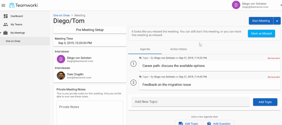 Teamworki screenshot 1
