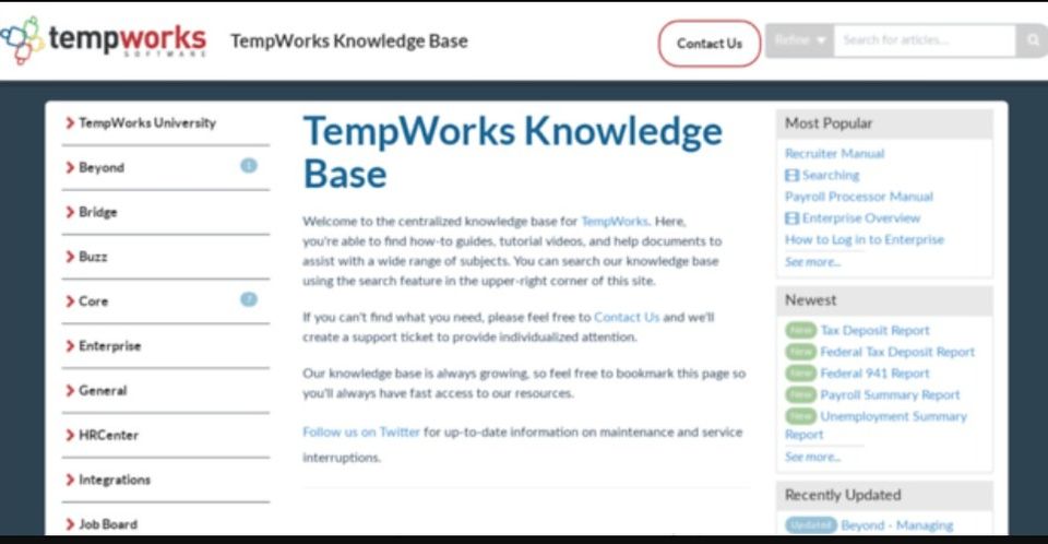 TempWorks screenshot 1