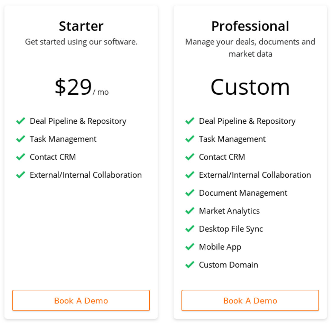 TermSheet pricing