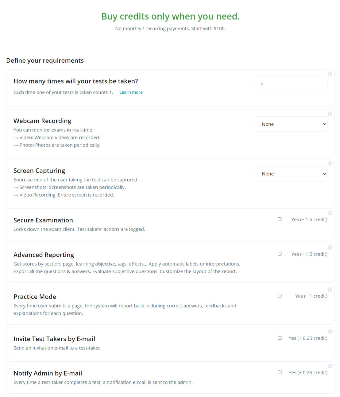 Test Invite pricing 1