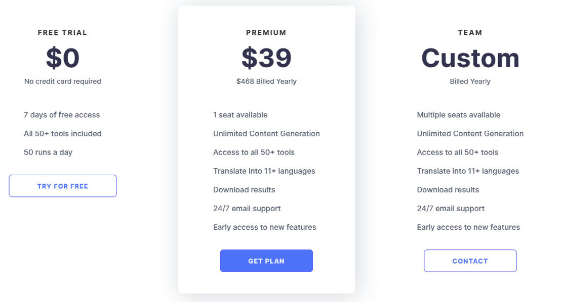 Texta.ai pricing 2