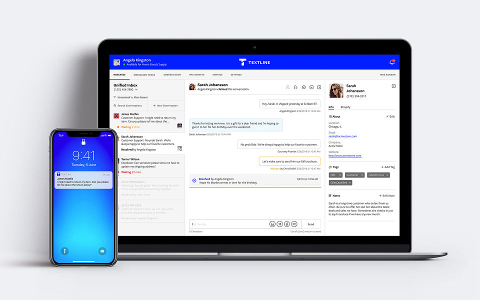 Textline screenshot 3