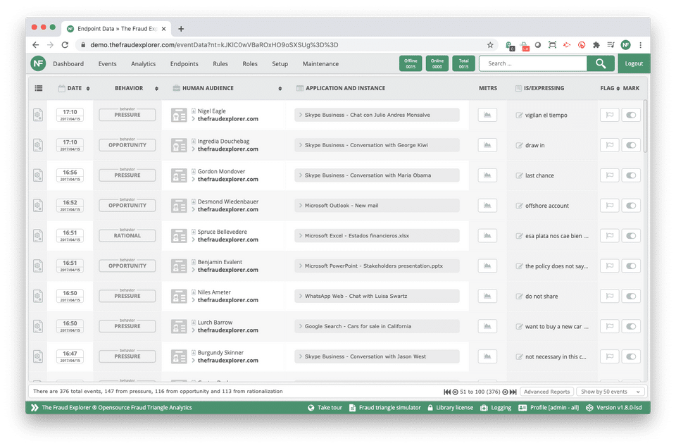 The Fraud Explorer screenshot 1