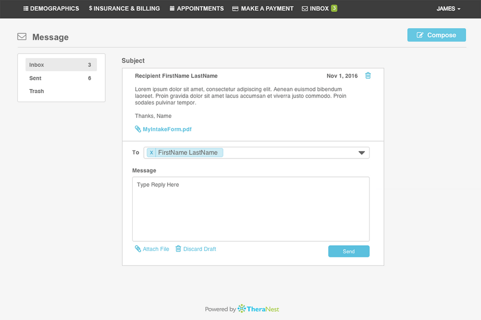 TheraNest screenshot 1