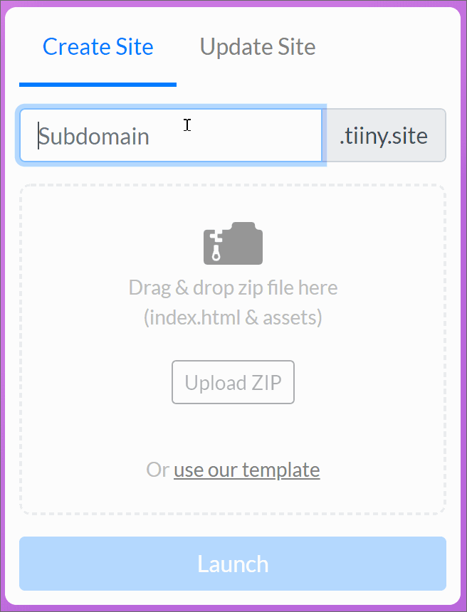 tiiny.host screenshot 1